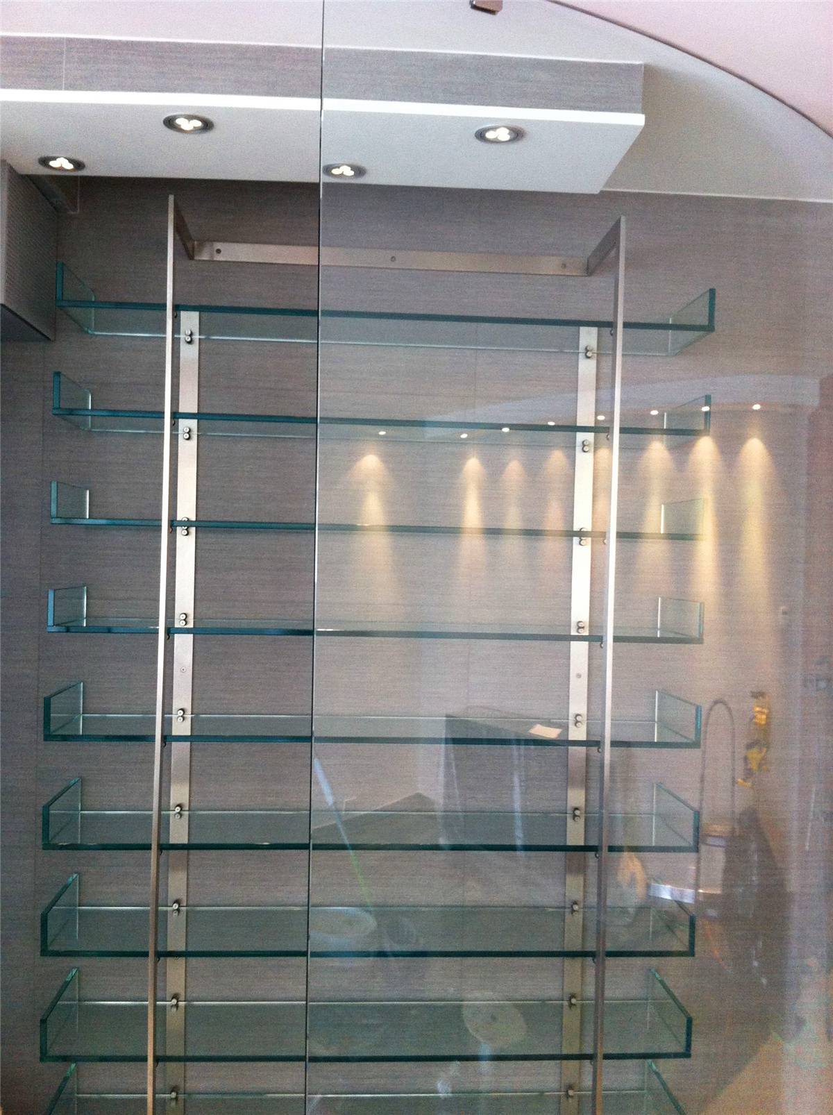 SS Shelf with Glass